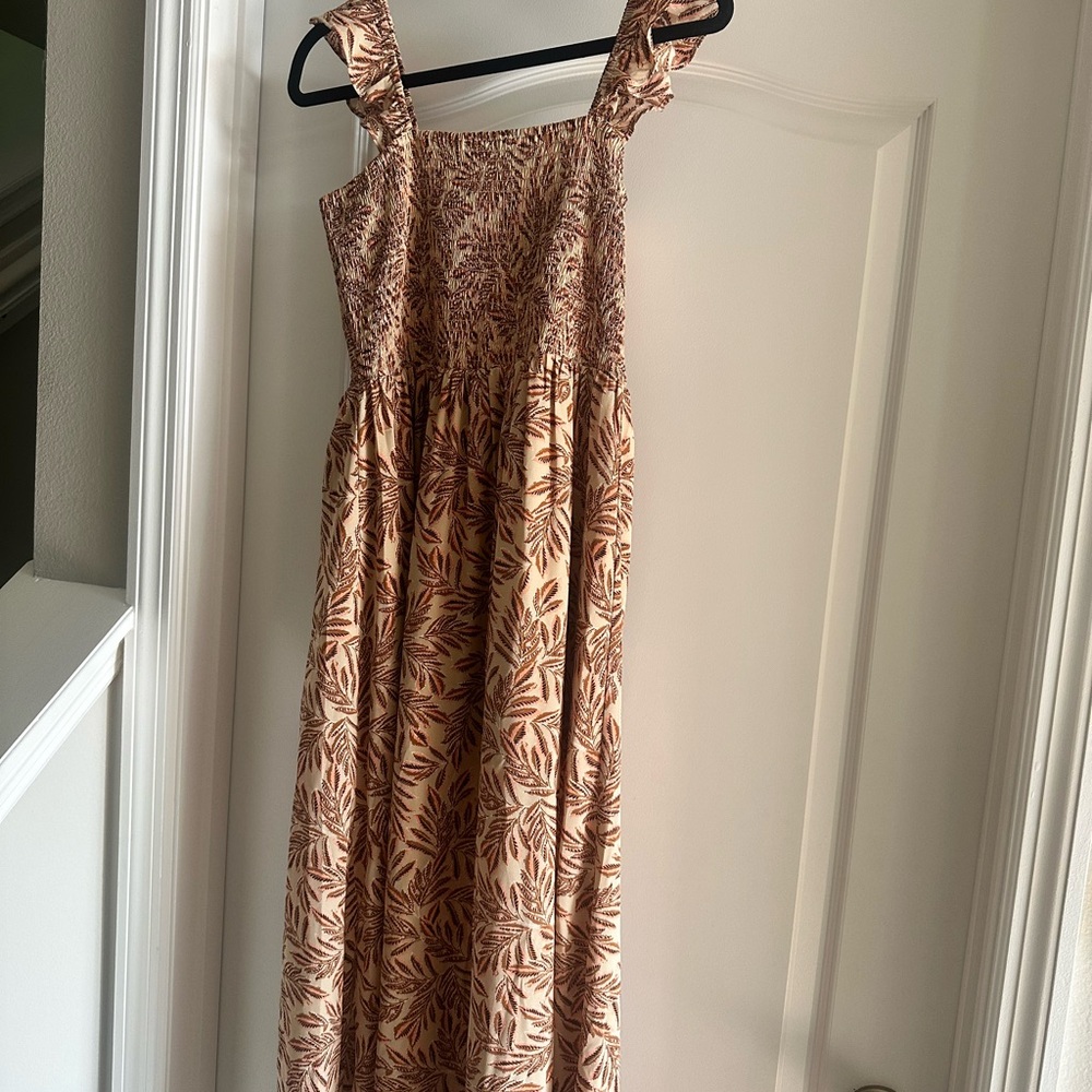 Floral Print Sleeveless Dress